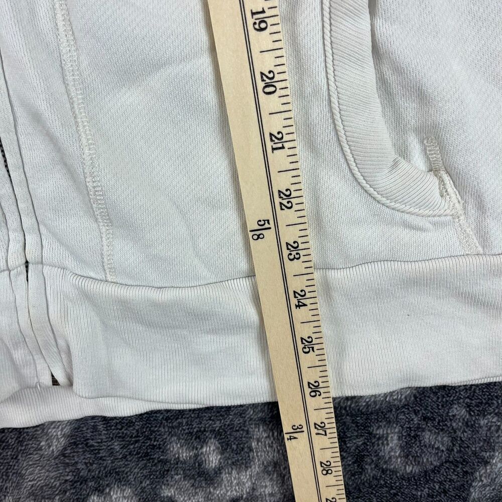 Vtg Polo Ralph Lauren Cricket Full Zip Jacket Crest White Waffle Hoodie XL - Picture 9 of 12